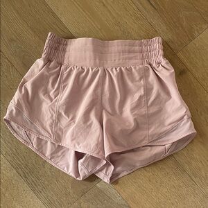 Lululemon Athletica Blush Athletic Shorts